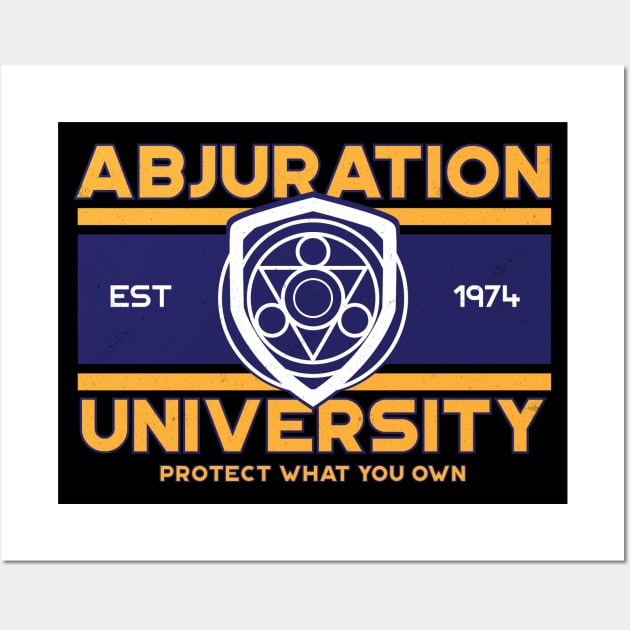 Abjuration University Wall Art by PixelSamuel